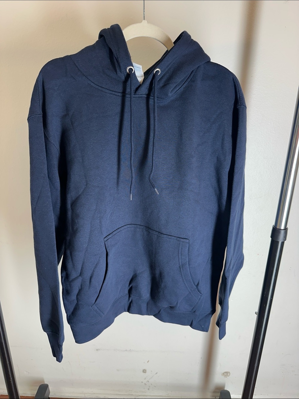 Men's Navy Pullover Hoodie Sweatshirt - Everyday Comfort